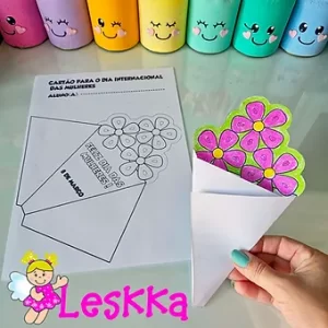 Dia da Mulher - atividade - Um presente pra você!