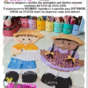 Moldes - Casal caipira