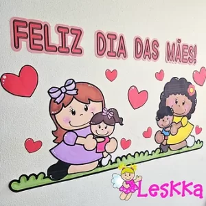 DIA DAS MÃES - painel de parede