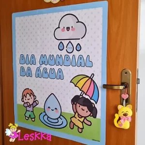 Dia Mundial da Água - painel de porta!