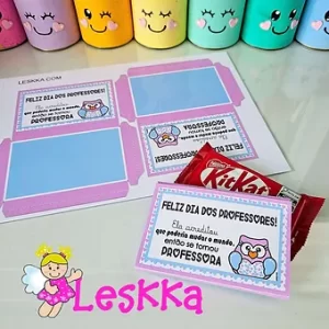 Dia dos professores - caixa KitKat