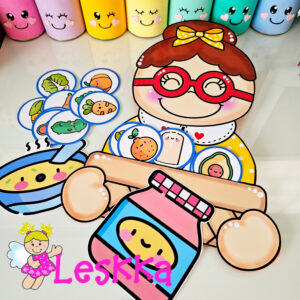 A CESTA DA DONA MARICOTA- luva + 21 figuras