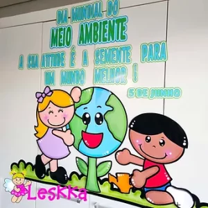 MEIO AMBIENTE - painel de parede