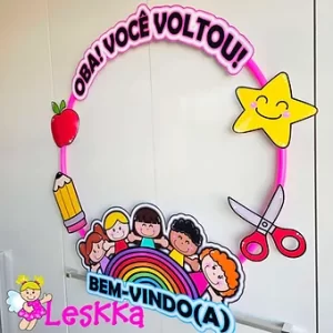 VOLTA ÀS AULAS- bambolê de fotos!