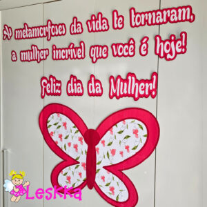 Dia da Mulher - painel de parede