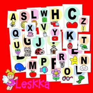 ALFABETO ILUSTRADO - letra bastão (caixa alta)