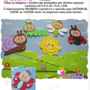 Moldes - Bichinhos de Jardim