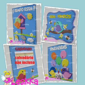 PASSARINHOS - combo de moldes