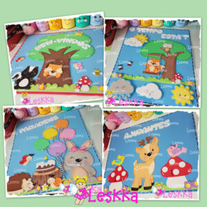 BICHINHOS DO BOSQUE - combo de moldes