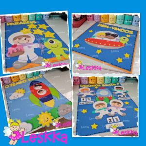 ASTRONAUTA - combo de moldes