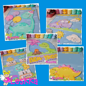 DINOSSAUROS - combo de moldes