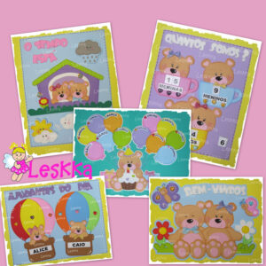 URSINHOS - combo de moldes