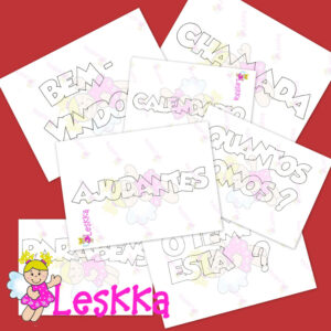 Moldes - Palavras para cartazes