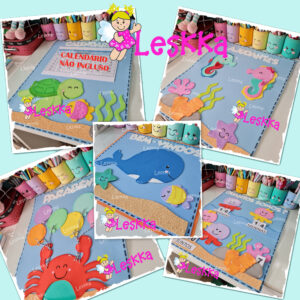 FUNDO DO MAR - combo de moldes