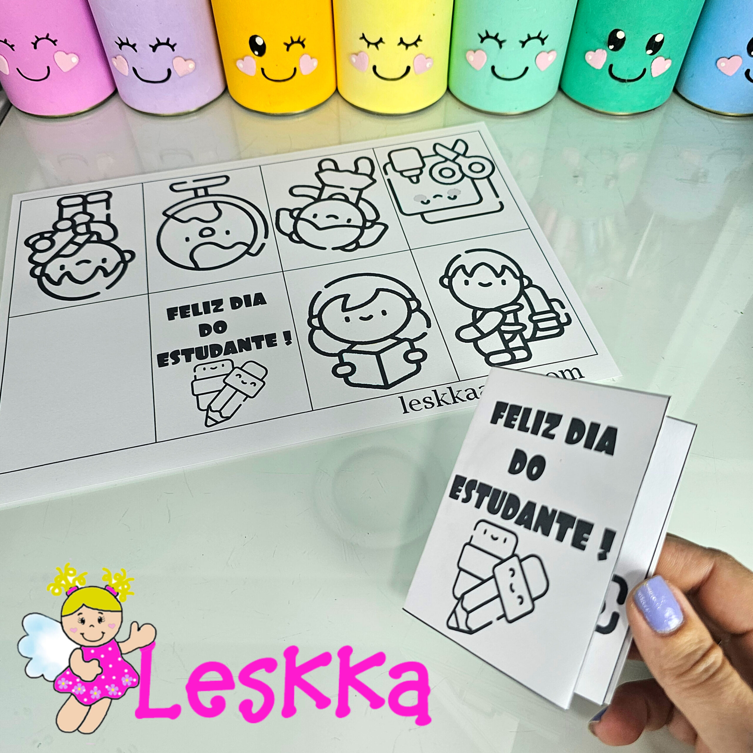 Dia do estudante- livro de colorir