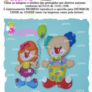 Moldes - Palhacinhos