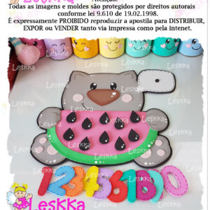 Moldes - O gatinho guloso