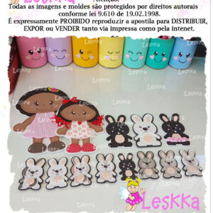 Moldes -Menina bonita do laço de fita