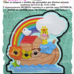 Molde - Placa Arca de Noé