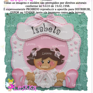 Moldes - Placa Isabela