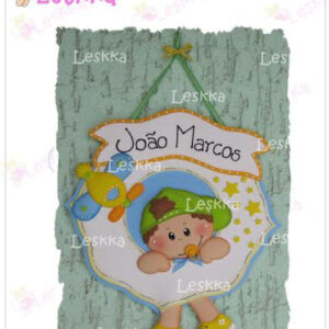 Moldes - Placa menininho