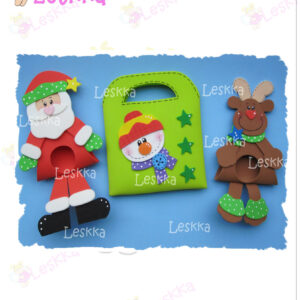 Moldes - Porta guloseimas Natal