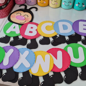 Moldes - Centopeia Alfabeto completo