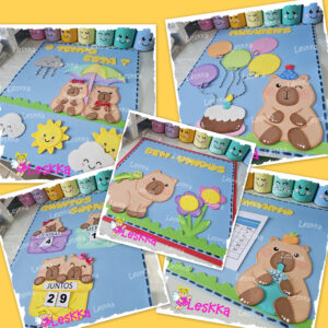 CAPIVARAS - combo de moldes