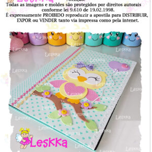 Moldes - Corujinha com balão!