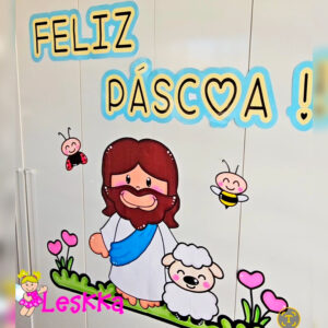 PÁSCOA - painel de parede