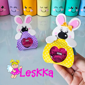 Moldes - Porta bombom coelhinho