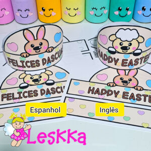 PÁSCOA  - Coroas  ESPANHOL E INGLÊS